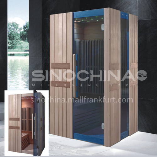 Non-standard customized multi-person sauna room Khan steam room Dry steam room equipment Sauna room customization AO-8037